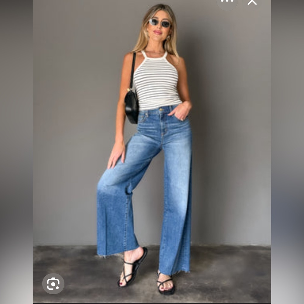Level99 Hudson Wide Leg Jean Sz 27